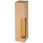 Cove 500 ml vacuum insulated stainless steel bottle with wood print - Image 4