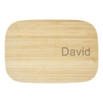 Tite 700 ml stainless steel lunch box with bamboo lid - Image 3
