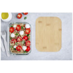 Roby 1000 ml glass lunch box with bamboo lid - Image 6