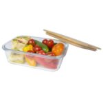 Roby 1000 ml glass lunch box with bamboo lid - Image 11