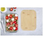 Roby 1000 ml glass lunch box with bamboo lid - Image 22