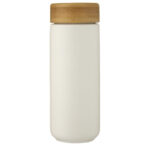 Lumi 300 ml ceramic tumbler with bamboo lid - Image 6