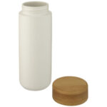 Lumi 300 ml ceramic tumbler with bamboo lid - Image 7