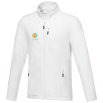 Amber men's GRS recycled full zip fleece jacket - Image 205