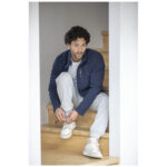 Amber men's GRS recycled full zip fleece jacket - Image 215