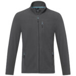 Amber men's GRS recycled full zip fleece jacket - Image 108