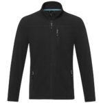 Amber men's GRS recycled full zip fleece jacket - Image 31