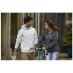 Sayan women's half zip anorak hooded sweater - Image 118