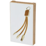 Bates wheat straw and cork 3-in-1 charging cable - Image 4