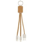 Bates wheat straw and cork 3-in-1 charging cable - Image 5