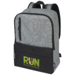 Reclaim 15" GRS recycled two-tone laptop backpack 14L - Image 3