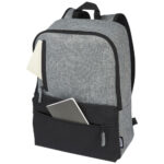 Reclaim 15" GRS recycled two-tone laptop backpack 14L - Image 7