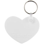 Tait heart-shaped recycled keychain - Image 4