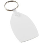 Tait rectangular-shaped recycled keychain - Image 2