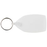 Tait rectangular-shaped recycled keychain - Image 3