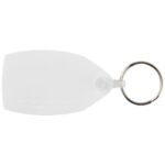 Tait rectangular-shaped recycled keychain - Image 4