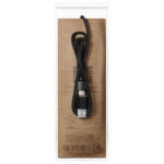 SCX.design C38 40W 5-in-1 rPET light-up logo charging cable with squared wooden casing - Image 9