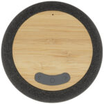 Ecofiber bamboo/RPET Bluetooth® speaker and wireless charging pad - Image 4