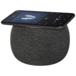 Ecofiber bamboo/RPET Bluetooth® speaker and wireless charging pad - Image 6