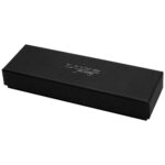Didimis recycled stainless steel ballpoint and rollerball pen set (black ink) - Image 3