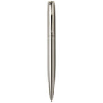 Didimis recycled stainless steel ballpoint and rollerball pen set (black ink) - Image 4