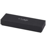 Lucetto recycled aluminium ballpoint and rollerball pen gift set (black ink) - Image 3