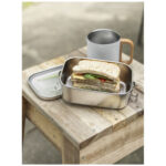 Titan 750 ml recycled stainless steel lunch box - Image 7