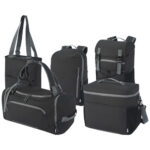 Aqua 15.6" GRS recycled water resistant laptop backpack 23L - Image 8
