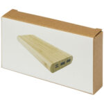 Tulda 10.000 mAh bamboo power bank - Image 3