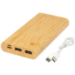 Tulda 10.000 mAh bamboo power bank - Image 7