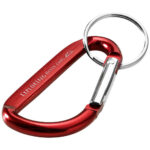 Timor RCS recycled aluminium carabiner keychain - Image 2