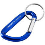 Timor RCS recycled aluminium carabiner keychain - Image 6