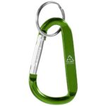 Timor RCS recycled aluminium carabiner keychain - Image 12