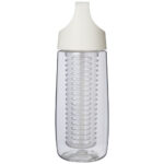 HydroFruit 700 ml recycled plastic sport bottle with flip lid and infuser - Image 4