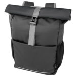 Aqua 15" GRS recycled water resistant roll-top bike bag 20L