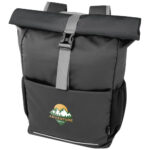 Aqua 15" GRS recycled water resistant roll-top bike bag 20L - Image 2
