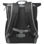 Aqua 15" GRS recycled water resistant roll-top bike bag 20L - Image 4