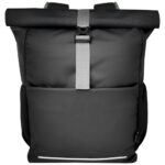 Aqua 15" GRS recycled water resistant roll-top bike bag 20L - Image 5