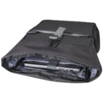 Aqua 15" GRS recycled water resistant roll-top bike bag 20L - Image 6