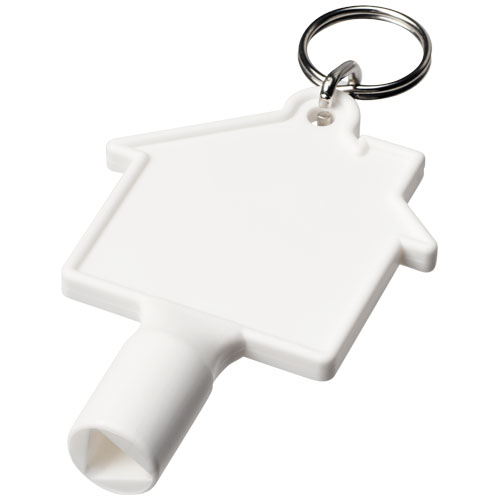 175980742853836 Maximilian house-shaped recycled utility key keychain - Image 1