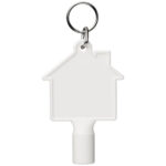 Maximilian house-shaped recycled utility key keychain - Image 3