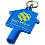 Maximilian house-shaped recycled utility key keychain - Image 5