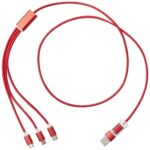 Versatile 5-1 recycled aluminium charging cable - Image 3