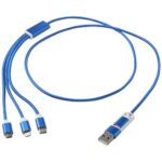 Versatile 5-1 recycled aluminium charging cable - Image 7