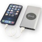 Juice 8000 mAh Type-C recycled aluminium wireless power bank - Image 14