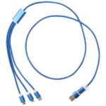 Versatile 5-1 recycled aluminium charging cable - Image 9