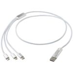 Versatile 5-1 recycled aluminium charging cable - Image 13
