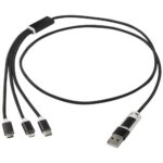 Versatile 5-1 recycled aluminium charging cable - Image 19