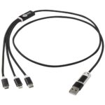 Versatile 5-1 recycled aluminium charging cable - Image 20