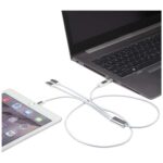 Versatile 5-1 recycled aluminium charging cable - Image 16